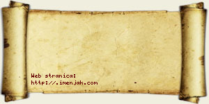 Žika Adamac vizit kartica